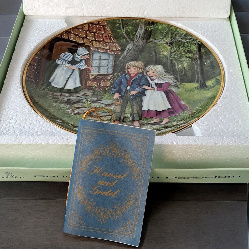 KAISER Hansel and Gretel Collectors Plate with booklet in original box